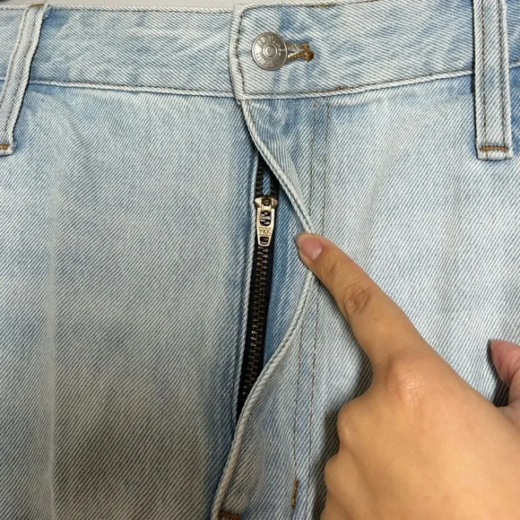 Madewell Plus Relaxed Denim Shorts in Essen Wash NWT - Picture 9 of 15